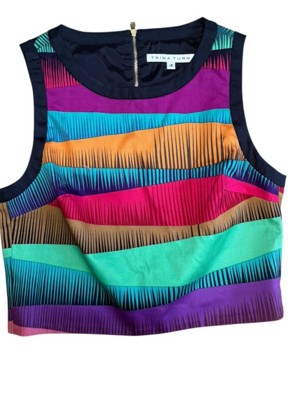 Trina Turk Solange Multicolor Sleeveless